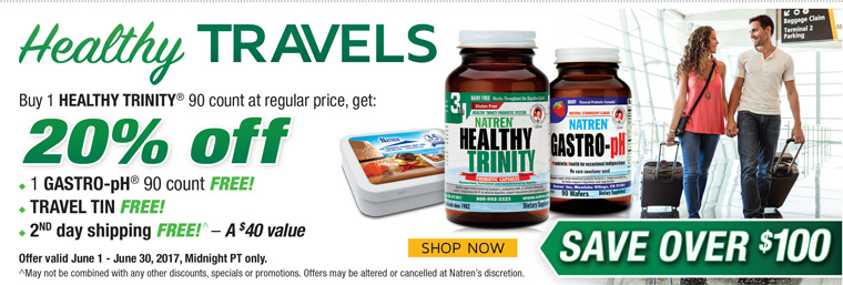 Healthy Travel with 20% off
